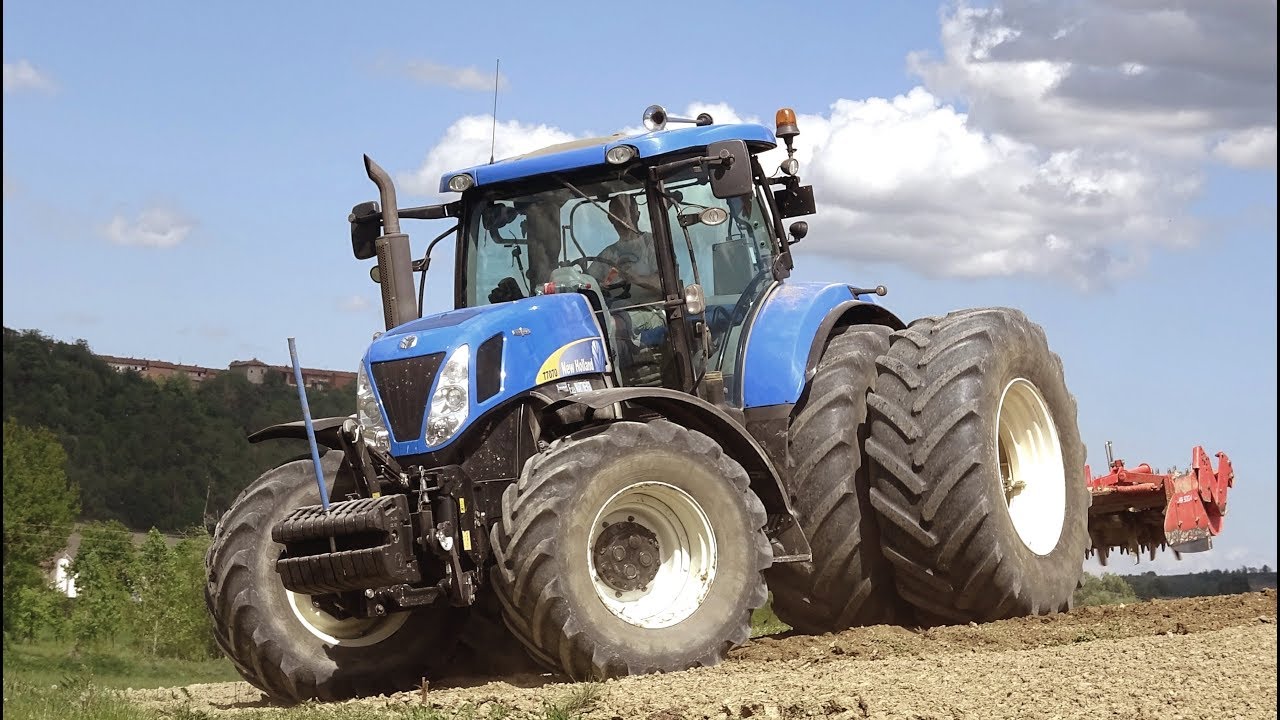 **SOUND** New Holland T7070 | Kuhn HR 5004