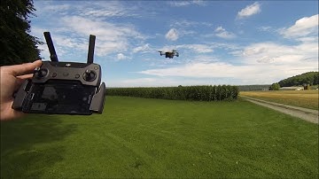 Dji Spark palmlaunch with remote controller
