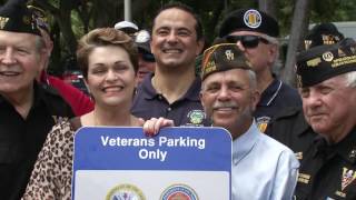 Miami-Dade Minute- Unveiling of First Designated Parking for Veterans