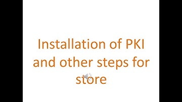 how to Install PKI server for store purchase via imms in railway
