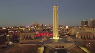 WW1 Museum In Kansas City, MO Drone Footage