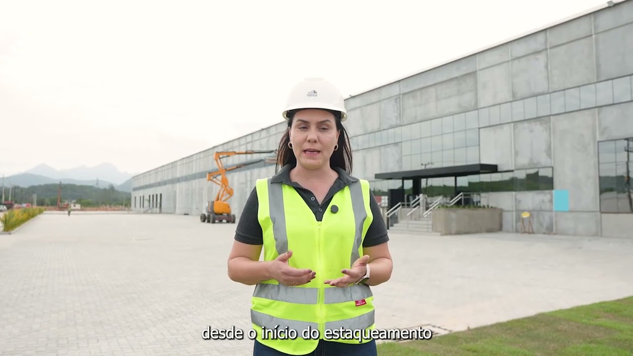 Construção da obra Bloco Q - Perini Business Park