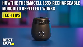 How the Thermacell E55X Rechargeable Mosquito Repellent Works – Tech Tips from Best Buy