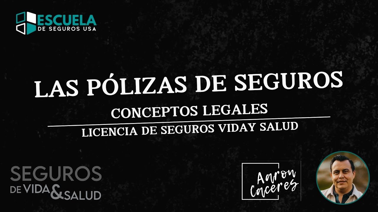 PÓLIZAS DE SEGUROS DE SALUD - EXAMEN PARA LA LICENCIA DE SEGUROS - YouTube