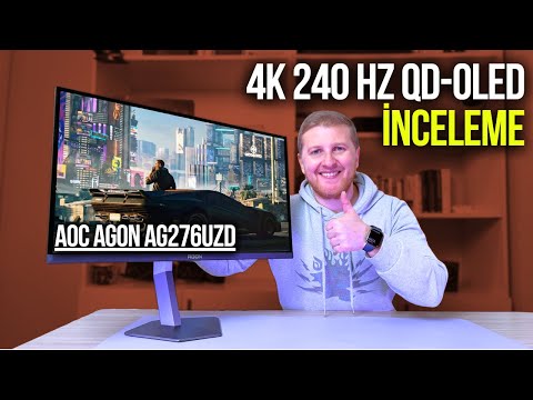 4K 240 Hz QD-OLED Monitör Testte -  AOC AGON PRO AG276UZD İncelemesi