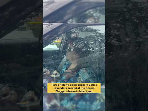 Video Perez Hiltons sister arrives at his Miami home hours after suicide attempt hospitalization