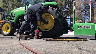 My First OTR Tire Repair (SNOW SEASON) 4K HD