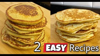 3 Ingredient Banana Pancakes || 2 WAYS (Quick &amp; Easy)