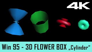 Windows 95 Screensaver - 3D Flower Box - 