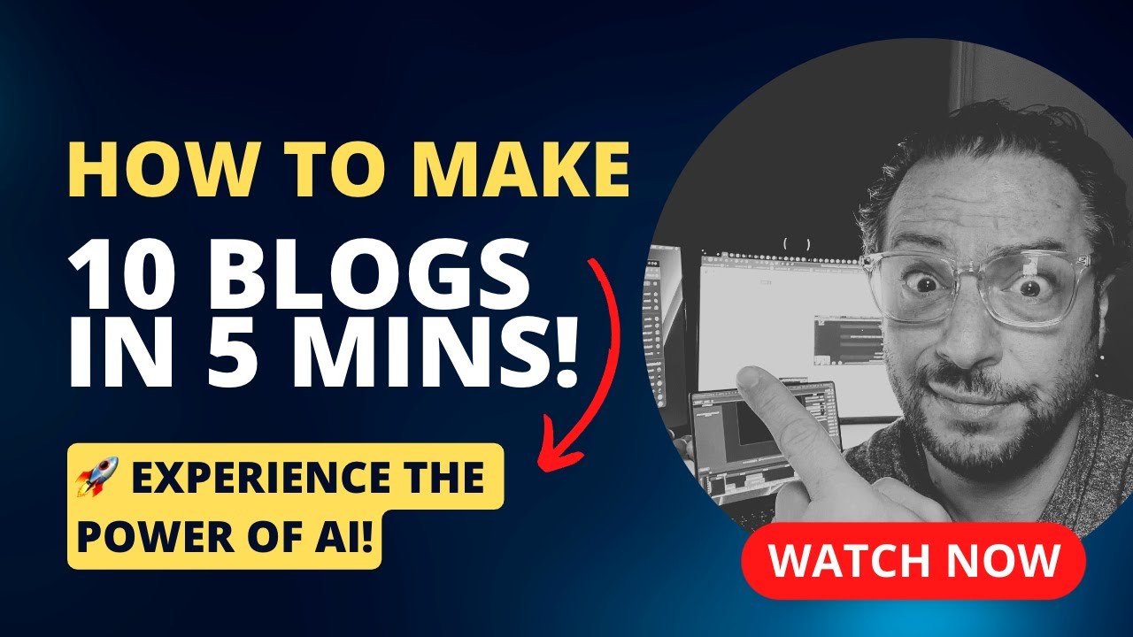 BlogStorm.ai: Create and Publish 10 Blogs in Under 5 Minutes! - YouTube