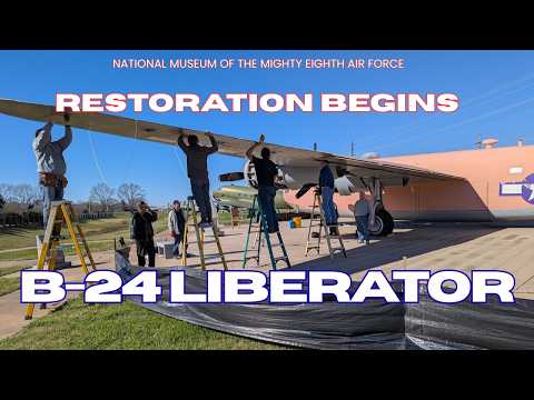 Restoration Begins on Rare B-24 Liberator at National Museum of the Mighty Eighth Air Force