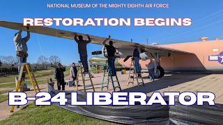 Restoration Begins on Rare B-24 Liberator at National Museum of the Mighty Eighth Air Force