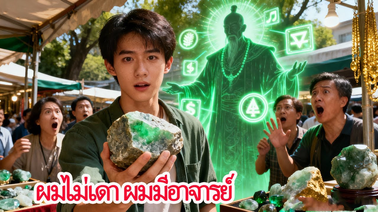 มีอาจารย์ดูหยกติดตัว ตลาดทั้งแถวต้องอึ้ง