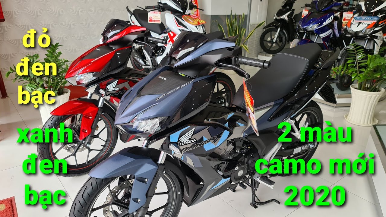 Winner X camo màu mới 2020 xanh đen bạc đỏ đen bạc về head Hồng Đức 10