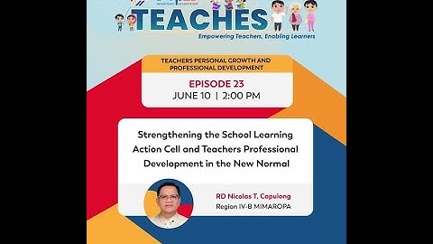 DepEd Teaches Episode 23 | Strengthening the School LAC and Teachers Professional Development