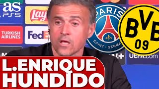 Luis Enrique Empezó Así La Rueda De Prensa Triste Y Hundido Con El Psg En Champions