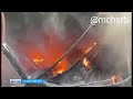 Глазами пожарных: публикуем видео изнутри горящего кирпичного завода в Башкирии