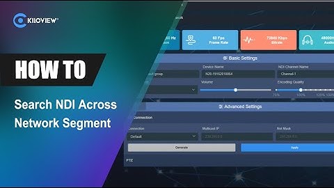 How to search NDI across network segments