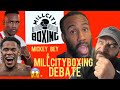  devin haney vs subriel matias debate with mickey bey  millcity boxing nobodys ducking
