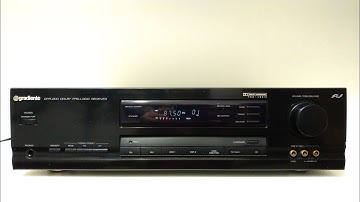 Receiver Gradiente DPR-200 - funções, recursos e teste, com caixas e equalizador Gradiente EQ-90