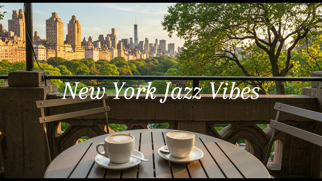 New York Jazz Vibes – Relaxing New York Jazz Music for Terrace Cafés & Picnics 🍷🌿