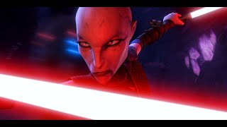 Asajj Ventress  All fight scenes and powers from Clone Wars