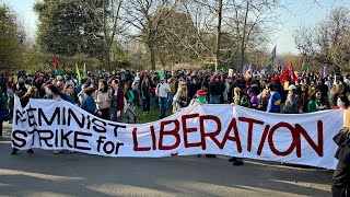 International Feminist Strike 2025 in London YT