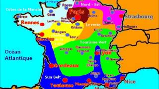 Carte France---Leçon 1   La géographie de la France