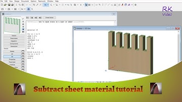 #Archicad #begineer #Tutorial - #Substraction #sheet tutorial through #GDL steps