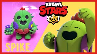 Лепим Спайка из легкого пластилина | SPIKE из Brawl Stars