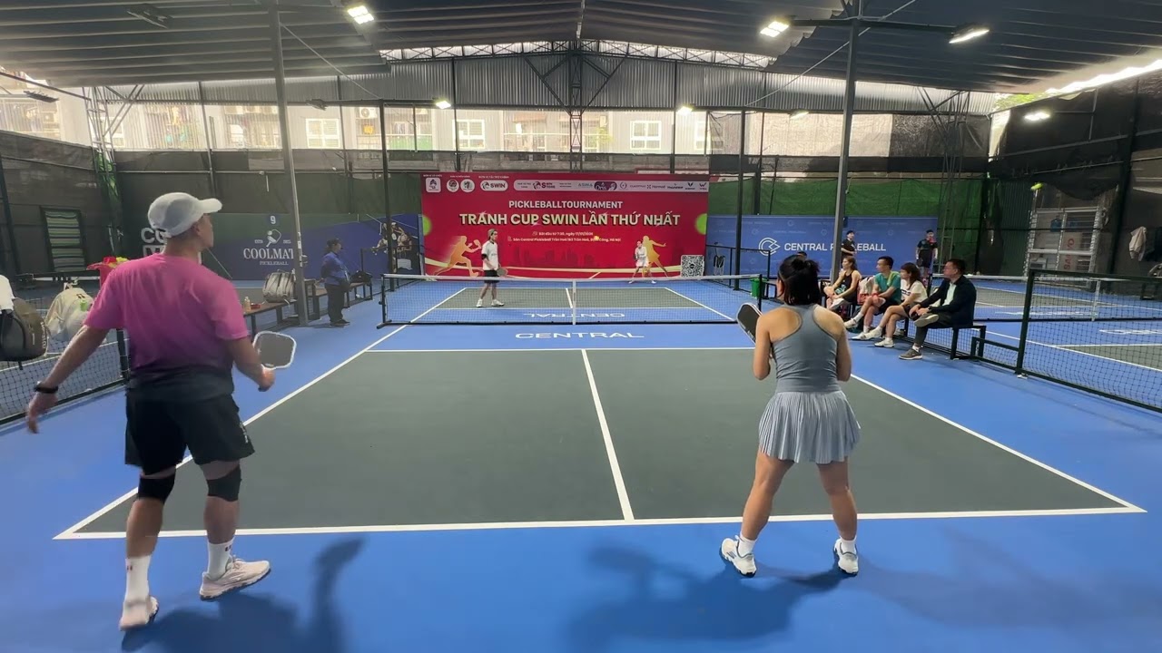 Tứ kết đôi nam nữ giải Pickleball NN TOURNAMENT Cup 2026 đôi Tuyết Anh &Đỗ Xôi gặp Xoài Em &Xoài Anh