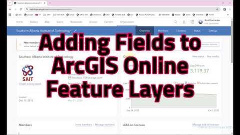 Adding Fields to ArcGIS Online Feature Layers