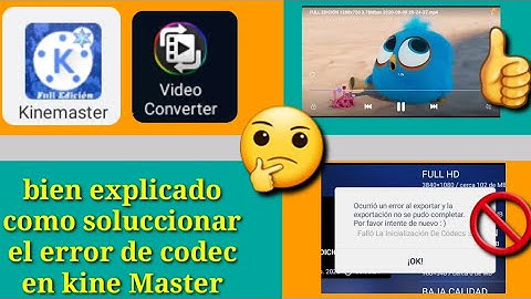 Nueva solucion al error de exportacion y codec en kine master