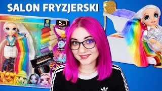 FARBUJĘ WŁOSY 🌈 Salon Fryzjerski z lalką Rainbow High 💇 screenshot 1