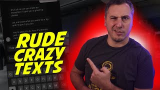 Rude And Crazy Texts Riders And Customers Send Their Uber Drivers