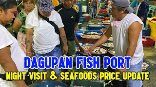 DAGUPAN CITY's MAGSAYSAY FISH MARKET | Night Tour + FISH/ SEAFOODS PRICE UPDATE | Dagupan Pangasinan