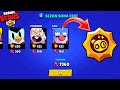 SEZON SONU 7500 YILDIZ PUANI GELDİ (HESAP MAKSLANIYOR) !! BRAWL STARS