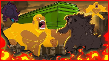 WHAT IF GODZILLA vs KONG ENDED LIKE THIS - Coffin Dance Song Meme Cover