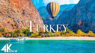 FLYING OVER TURKEY (4K UHD) - Relaxing Music Along With Beautiful Nature Videos - 4K Video HD