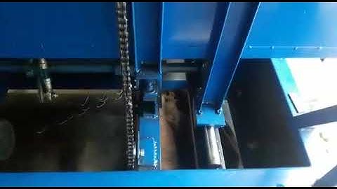 plc control double wire chain link fence machine