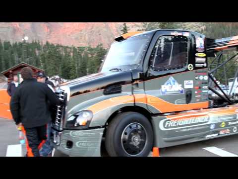 Pikes Peak 2012 Race Semi Gymkhana Drift Truck Size Matters