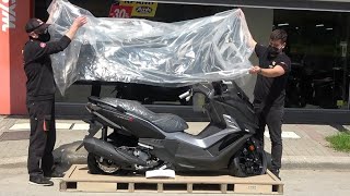 The new 2021 SYM CRUISYM α 300 (euro 5) unboxing