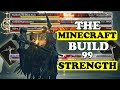 The Most Powerful Strength Jump attack Build in Elden Ring | The Minecraft Build