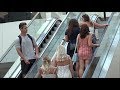 STARING AT STRANGERS ON AN ESCALATOR PRANK!