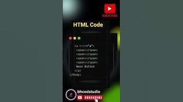 Neon Button using html and css #viral #shorts #youtubeshorts