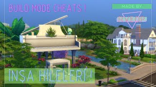 THE SIMS 4 | İNŞA HİLELERİ | BUILD MODE CHEATS | Rveop | TÜRKÇE ANLATIM