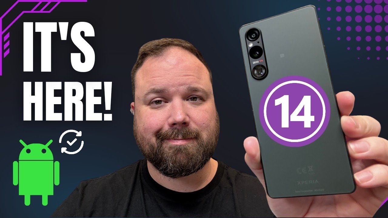 Sony Xperia 1 V Has Android 14! What's New & Availability! - YouTube