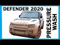 Muddy Land Rover Defender 2020 Pressure Wash after Off Road Driving