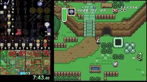 A Link to the Past randomizer: Crosskeys2024 stepladder race