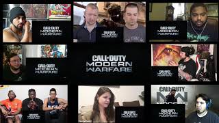 Call of Duty Modern Warfare - Multiplayer Reveal Trailer Reactions Mashup